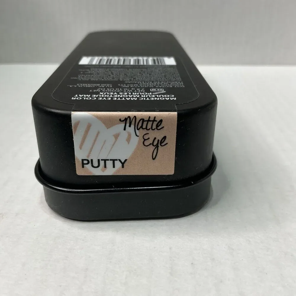 Nudestix Magnetic Matte Eye Color In Putty With Sharpener & Tin